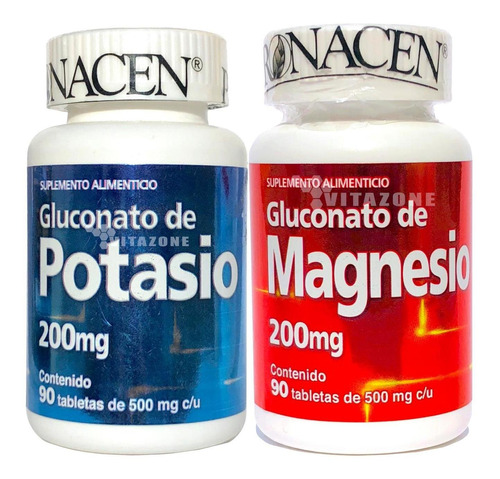 Potasio Y Magnesio 180 Tabletas Pronacen