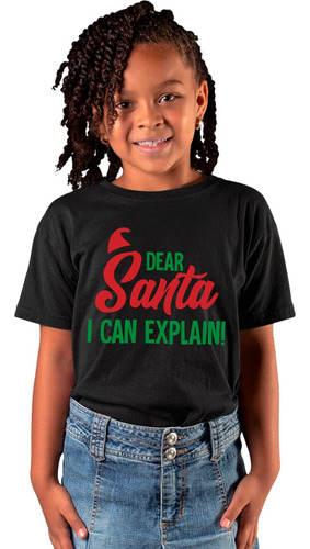 Playera Infantil Obscura Duende Navideño Con Garantia