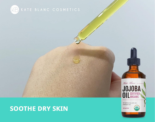 Aceite Jojoba Orgánico Prensado En Frío Sin Refinar 120ml