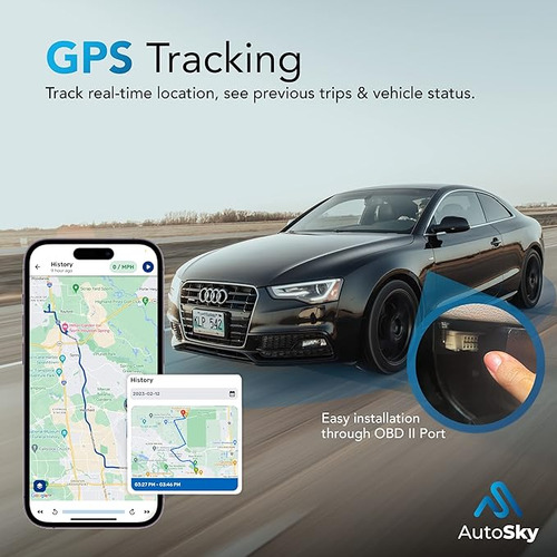 Vehicle_gps Autosky Gps Tracker Negro