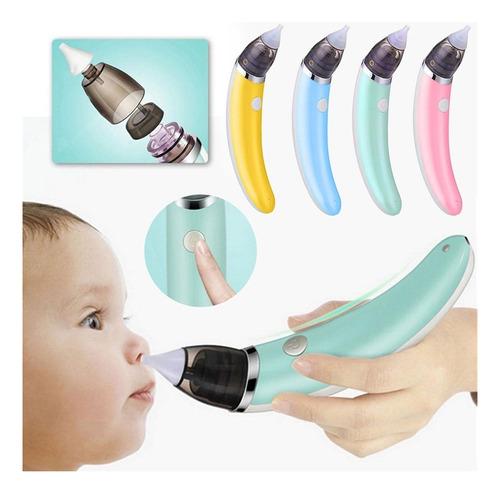 Aspirador Nasal Eléctrico For Bebés Higiene Limpieza Nariz