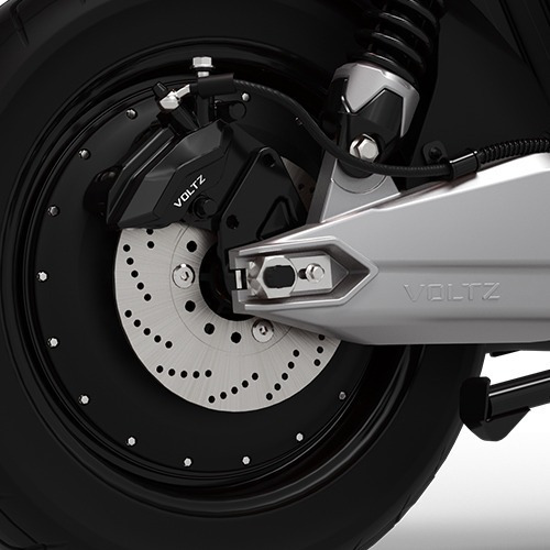 Imagem 6 de 10 de Scooter Moto Elétrica Voltz Ev1 Sport Azul Fosco 2 Baterias