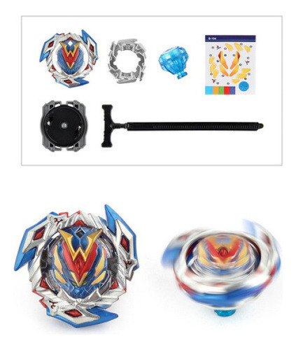 Juego De Juguetes Fusion Top Metal Burst Winning Valkyrie.12