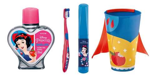 Kit Colônia E Escova De Dente Princesa Branca De Neve - Avon