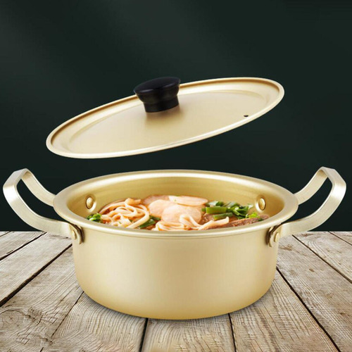 Olla Coreana De Fideos Ramen Con Tapa, Olla Para Sopa 18 Cm