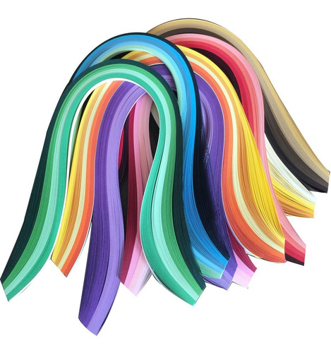 Lantee Papel Quilling Tira Arte Set Pack 8 (serie Colores)