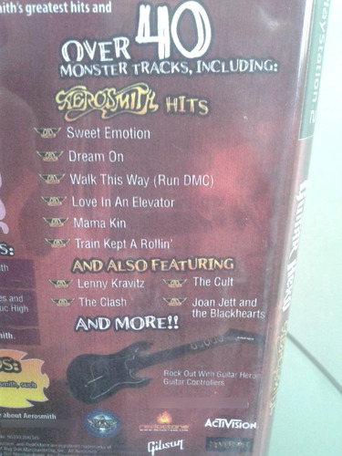 Guitar Hero Aerosmith Ps2 Original Seminovo Playstation 2 (Usado)