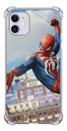Imagem 1 de 3 de Capa Anti Shock Super Heroes Spider Man Samsung iPhone