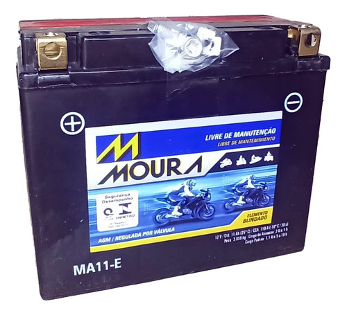Bateria Moura Moto  Ma11-e  11 Ah
