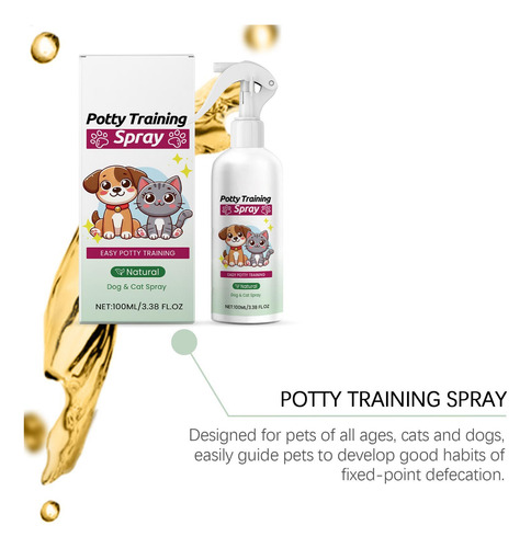 Spray De Entrenamiento Para Ir Al Baño Para Perros Spray De
