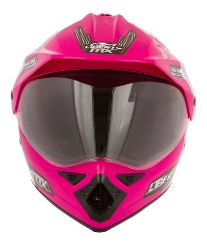 Capacete Moto Pro Tork Liberty Mx Pro Vision 60 Rosa Tamanho do capacete M