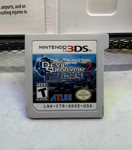 Shin Megami Tensei Devil Survivor 2 Record Breaker Nint 3ds (Reacondicionado)
