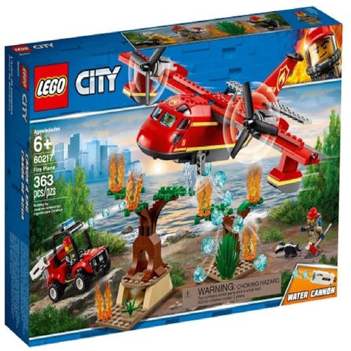 Lego City 60217 Avion De Bomberos 363 Piezas