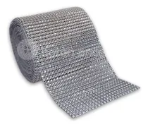 Comprar Falso Strass De 12cm. Por 10 Yardas (9.14 Mts) Plateado 