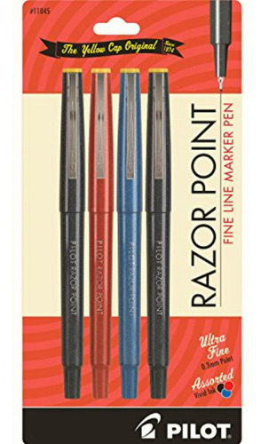 Pilot Razor Point Marcador Stick Bolígrafos, Punta Extra