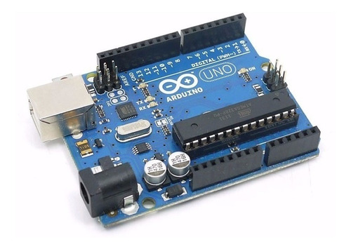Imagen 2 de 8 de Arduino Uno R3 Original + Cable Usb Chip Desmontable Atmel