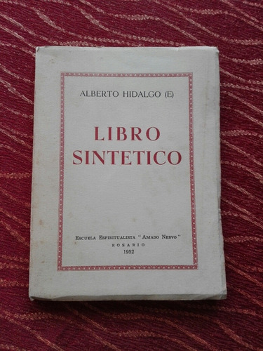 Libro Sintetico ,alberto Hidalgo.