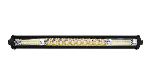 Barra De Led Ultra Slim Color Blanco/ambar 12/24v 102w 27cm