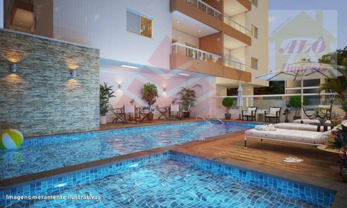 Apartamento Com 2 Dormitórios À Venda, 58 M² Por R$ 261.270,00 - Vila Guilhermina - Praia Grande/sp - Ap3101