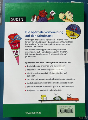 Duden - Mein Vorschulblock - Schulstart (Usado)