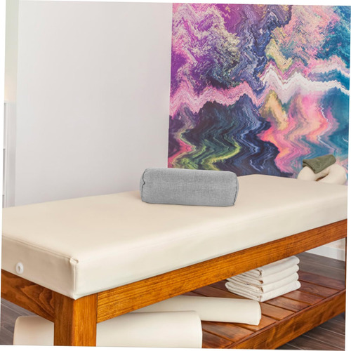 Almohada Redonda De Apoyo Para El Cuello Y Almohada De