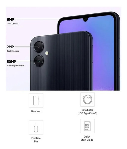 Samsung Galaxy A05 64gb Negro 4gb Ram 4g/lte