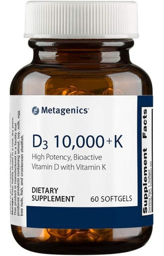 Vitamina D3 + K2 60cap Metagenics - Unidad a $5205