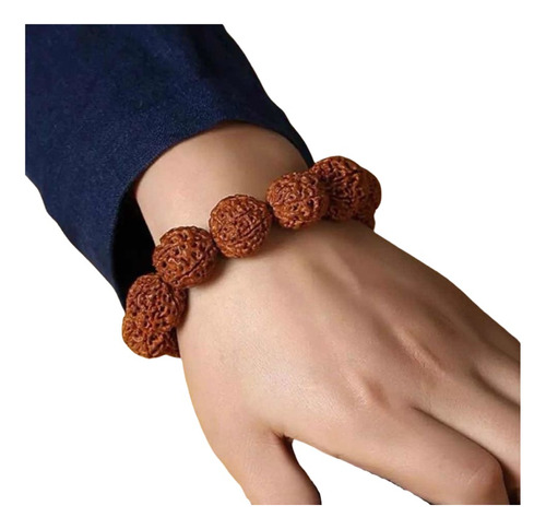 Pulsera Tibetana Semillas De Rudraksha