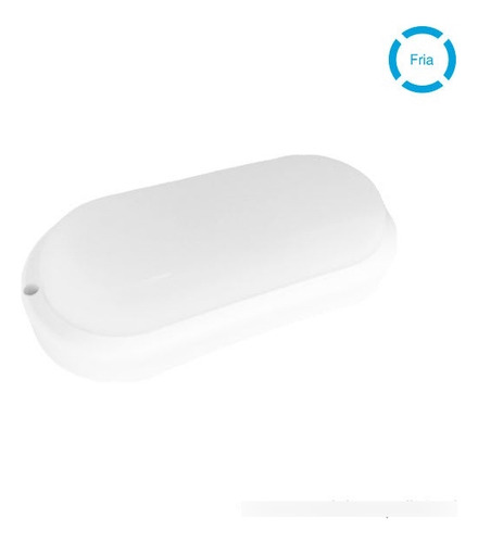Foco Tortuga Led Ovalado 12w Blanco - Blanco Frío (6000k)