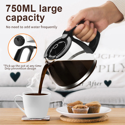 Cafetera De Oficina O Cafetera Para 6 Tazas, Ideal Para Uso