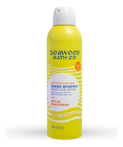 Seaweed Bath Co. Sheer Mineral Sensitive Spf 50 Protector So
