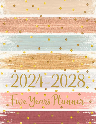 Libro: Five Years Planner: 5 Year Monthly Agenda Calendar Wi
