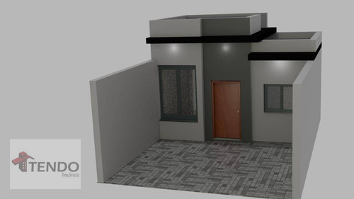 Imagem 2 de 15 de Casa Com 3 Dormitórios À Venda, 70 M² Por R$ 395.000,00 - Jardim Belo Horizonte - Indaiatuba/sp - Ca0555