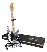 Comprar Guitarra En Miniatura Evh Negra Y Blanca Réplica Miniatura