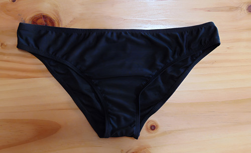 Calzón Brief Básico Traje De Baño Negro Para Dama
