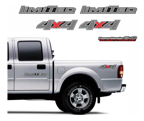 Kit Adesivos Ranger Limited 4x4 3.0 2007 2008 2009 R168