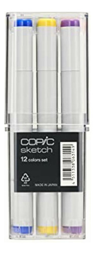 Copic Marker 12 piezas Juego De Basic Para Dibujo Color Colores Básicos