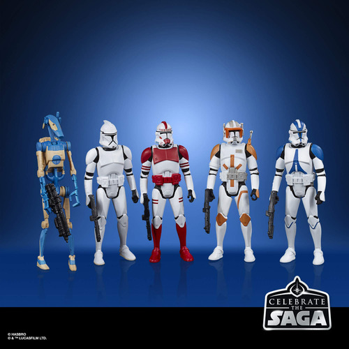 Figuras Star Wars República Galáctica 5-pack Hasbro 10 Cm