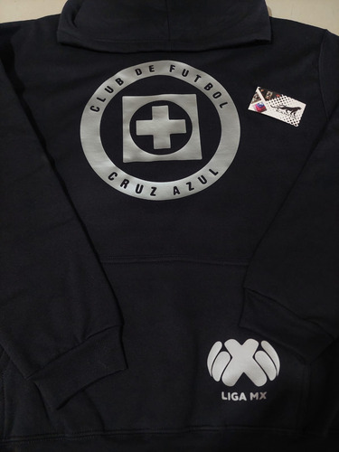 Sudadera Cruz Azul Plata Talla Extra
