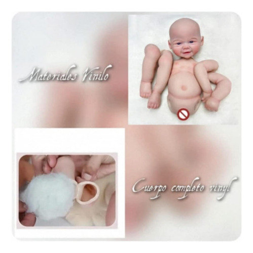 Bebé Reborn Original Vinilo Completo Lavable Cinthia Doll