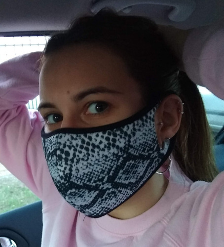 Máscara Tapaboca Tipo Barbijo Muy Comoda De Neoprene Lavable