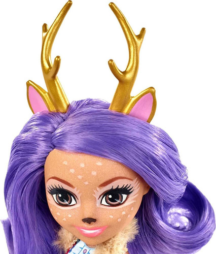 Enchantimals Danessa Deer Doll Sprint Figure, Muñeca Pequeña