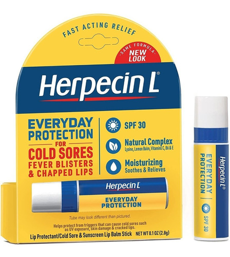 Lápiz labial Herpecin L con protección contra el herpes labial, SPF 30