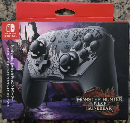 Pro Controller Sunbreak Compatível Com Nintendo Switch