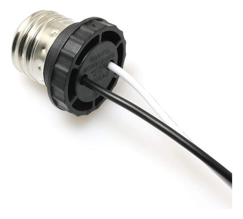 Adaptador De Enchufe Rlecs 2 Pcs E26, Tornillo De Base Media