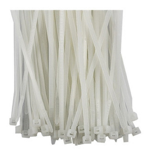 Precintos Plásticos Color Blanco 3.6mm X 150mm- Pack X 100u