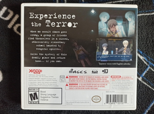 Corpse Party Nintendo 3ds Juego, Manual, Caja Y Cd Con Ost (Usado)
