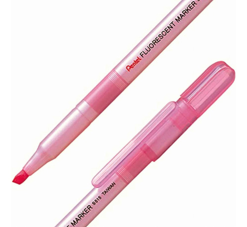Pentel S515-p Marcatexto Cuerpo Delgado, Rosa