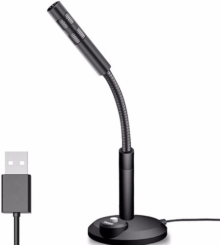 Micrófono Omnidireccional Usb Para Ordenador De Sobremesa