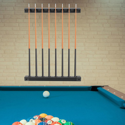 Li Soporte De Taco De Billar De Madera Accesorios De Piscina